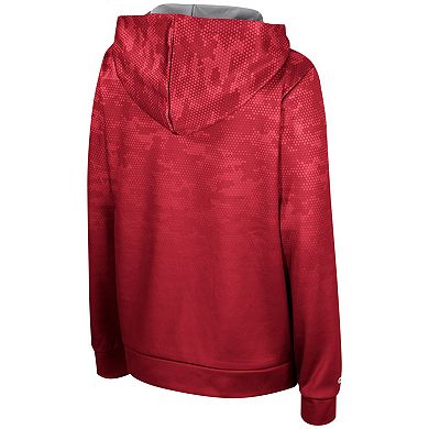 Youth Colosseum Crimson Washington State Cougars High Voltage Pullover Hoodie