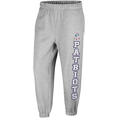 Women's '47 Gray New England Patriots Double Pro Harper Jogger Sweatpants