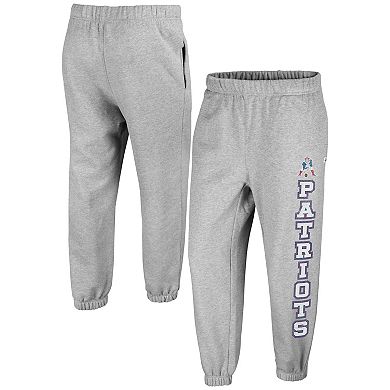 Women's '47 Gray New England Patriots Double Pro Harper Jogger Sweatpants