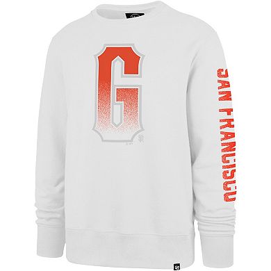 Men's '47 White San Francisco Giants City Connect Legend Headline Pullover Sweatshirt