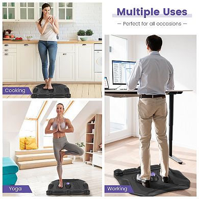 Anti-Fatigue Standing Desk Mat with Massage Roller Ball and Points