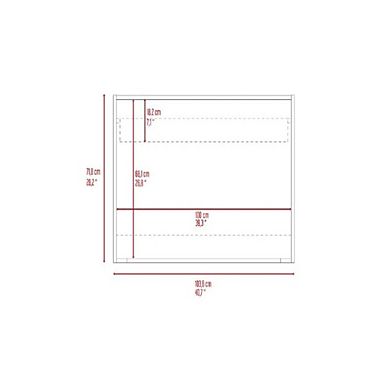 Roma Wall Desk, Wall Mounted