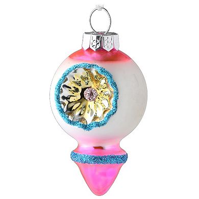 National Tree Company Teal, Pink, & Pearl Glass Mini Ornaments 12-piece Set