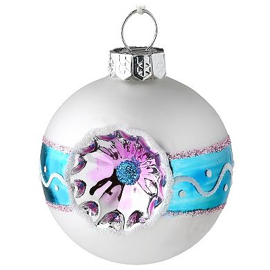 National Tree Company Teal, Pink, & Pearl Glass Mini Ornaments 12-piece Set