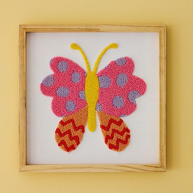The Big One Kids Butterfly Embroidered Wall Decor