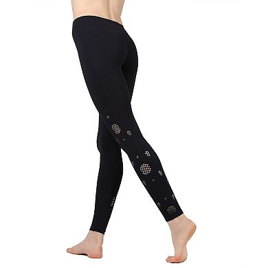 Women's Seamless Breathable Leggings with Wide Waistband