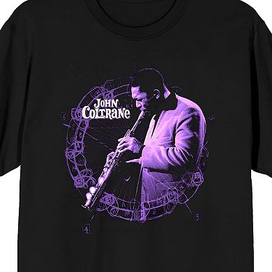 Men's John Coltrane Purple Hue Short Sleeve Graphic Tee