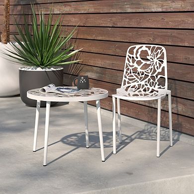 LeisureMod Modern Devon Aluminum Chair