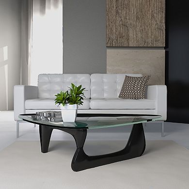 LeisureMod Imperial Triangle Coffee Table