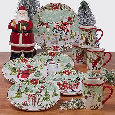 Certified International Set of 6 Winter Medley All Purpose Bowls