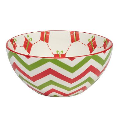 Certified International Set of 6 Holiday Fun All Purpose Bowls