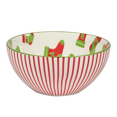 Certified International Set of 6 Holiday Fun All Purpose Bowls