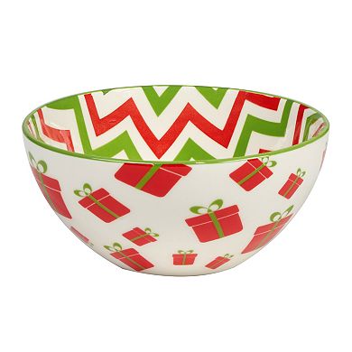 Certified International Set of 6 Holiday Fun All Purpose Bowls