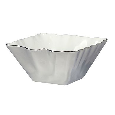 Certified International Set of 4 Silver Coast Snack Bowls