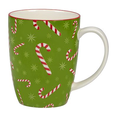 Certified International Set of 6 Holiday Fun Mugs