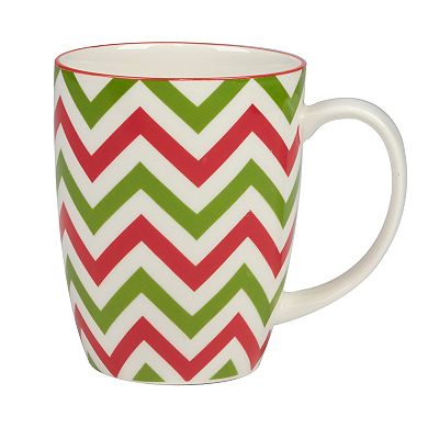 Certified International Set of 6 Holiday Fun Mugs