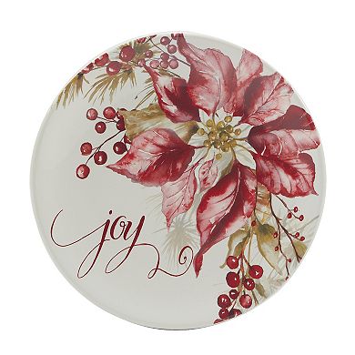 Certified International Set of 4 Winter's Joy Dessert Plates