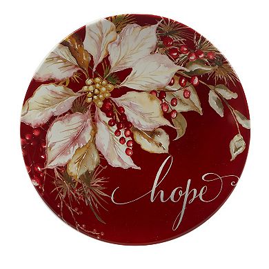 Certified International Set of 4 Winter's Joy Dessert Plates