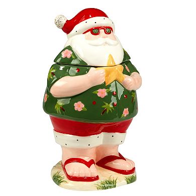 Certified International Santa's Wish Santa 3D Cookie Jar