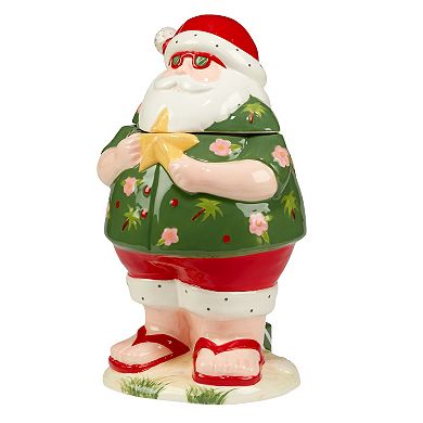 Certified International Santa's Wish Santa 3D Cookie Jar