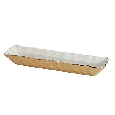 Certified International Gold Coast Cracker Tray