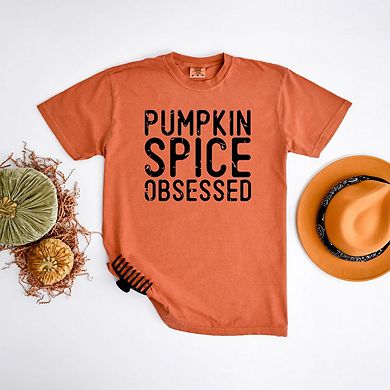 Pumpkin Spice Obsessed Garment Dyed Tees