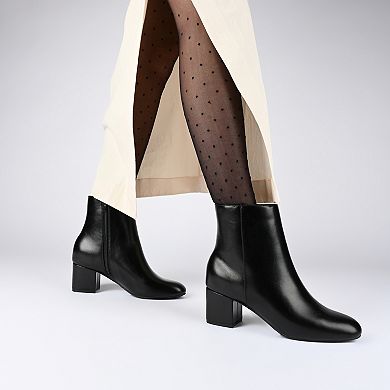 Journee Collection Adria Women's Tru Comfort Foam™ Faux Leather Square Toe Booties