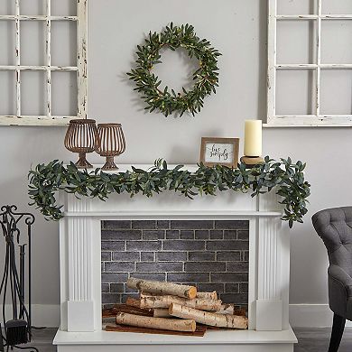 nearly natural 6.5ft. Olive Artificial Garland