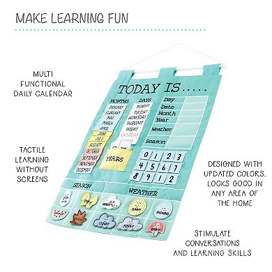 The Peanutshell Children's Learning Calendar, Teal