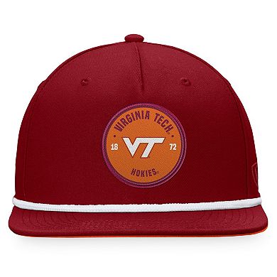 Men's Top of the World Maroon Virginia Tech Hokies Bank Hat