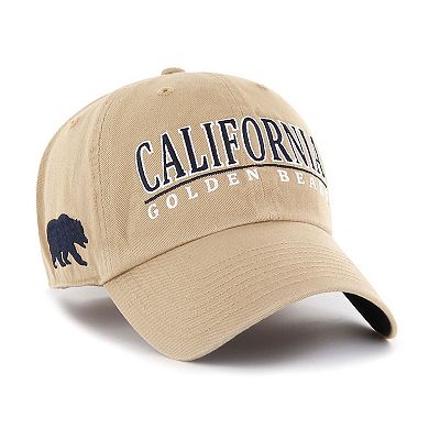 Men's '47 Khaki Cal Bears District Clean Up Adjustable Hat