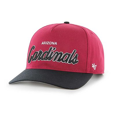 Men's '47 Cardinal/Black Arizona Cardinals Crosstown Two-Tone Hitch Adjustable Hat
