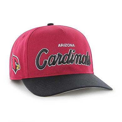 Men's '47 Cardinal/Black Arizona Cardinals Crosstown Two-Tone Hitch Adjustable Hat