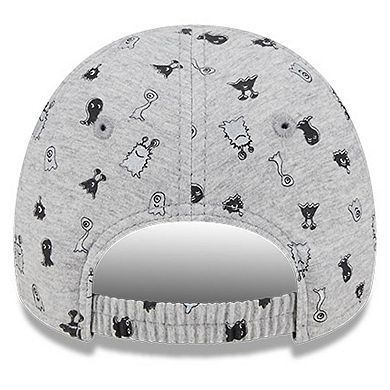 Toddler New Era Heather Gray Las Vegas Raiders Critter 9FORTY Flex Hat