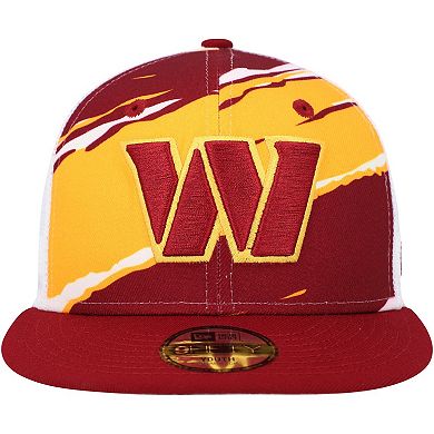 Youth New Era Burgundy Washington Commanders Tear 9FIFTY Snapback Hat