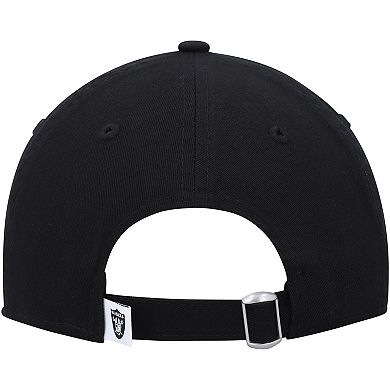 Youth New Era  Black Las Vegas Raiders Main Core Classic 2.0 9TWENTY Adjustable Hat