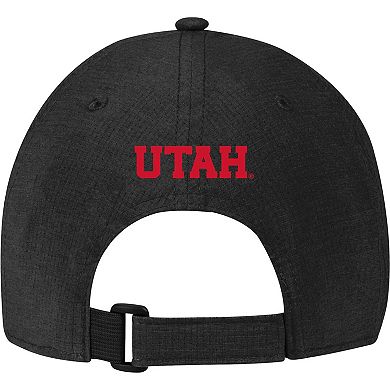 Men's Under Armour Black Utah Utes CoolSwitch AirVent Adjustable Hat