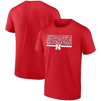 Men's Profile Scarlet Nebraska Huskers Big & Tall Team T-Shirt