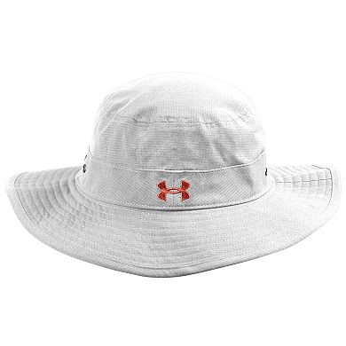 Men's Under Armour White Maryland Terrapins Performance Boonie Bucket Hat