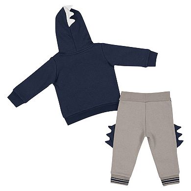 Infant Colosseum  Navy/Gray Penn State Nittany Lions Dino Pullover Hoodie and Pants Set