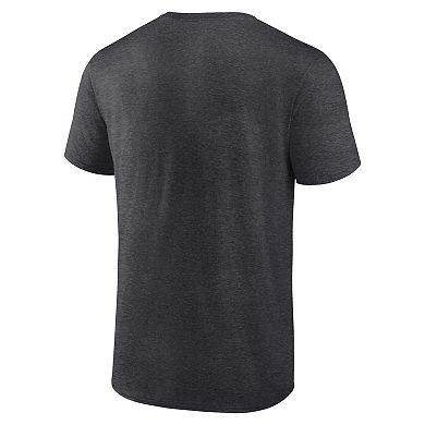 Men's Fanatics Branded  Charcoal Green Bay Packers T-Shirt