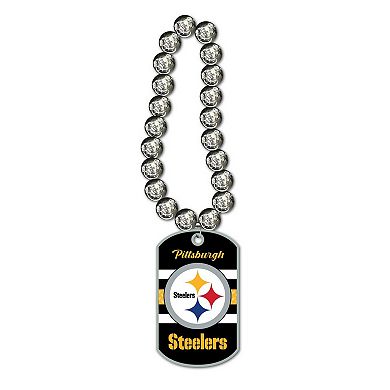 MOJO Pittsburgh Steelers Jumbo Dog Tag Necklace