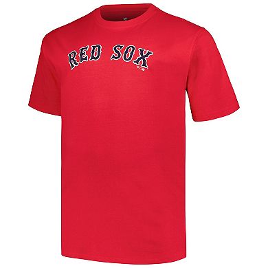 Men's Masataka Yoshida Red Boston Red Sox Big & Tall Name & Number T-Shirt