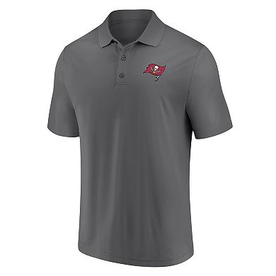 Men's Fanatics Branded Pewter Tampa Bay Buccaneers Component Polo