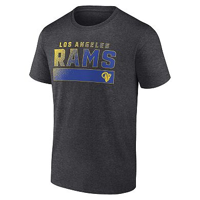 Men's Fanatics Branded  Charcoal Los Angeles Rams T-Shirt