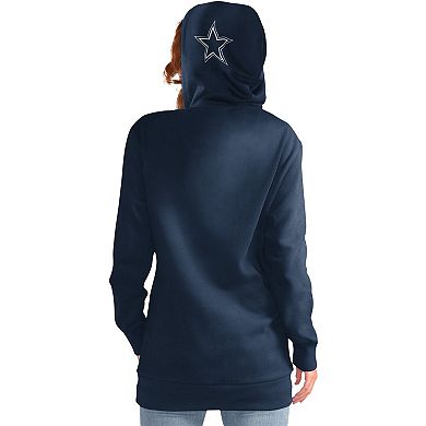 Women's G-III 4Her by Carl Banks Navy Dallas Cowboys Extra Inning Pullover Hoodie