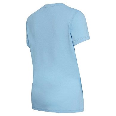 Women's Concepts Sport Light Blue/Navy Tennessee Titans Arctic T-Shirt & Flannel Pants Sleep Set