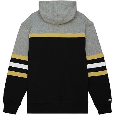 Men's Mitchell & Ness  Black Colorado Buffaloes Head Coach Pullover Hoodie