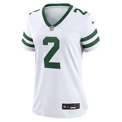 Women's Nike Zach Wilson White New York Jets Player Jersey