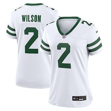 Women's Nike Zach Wilson White New York Jets Player Jersey